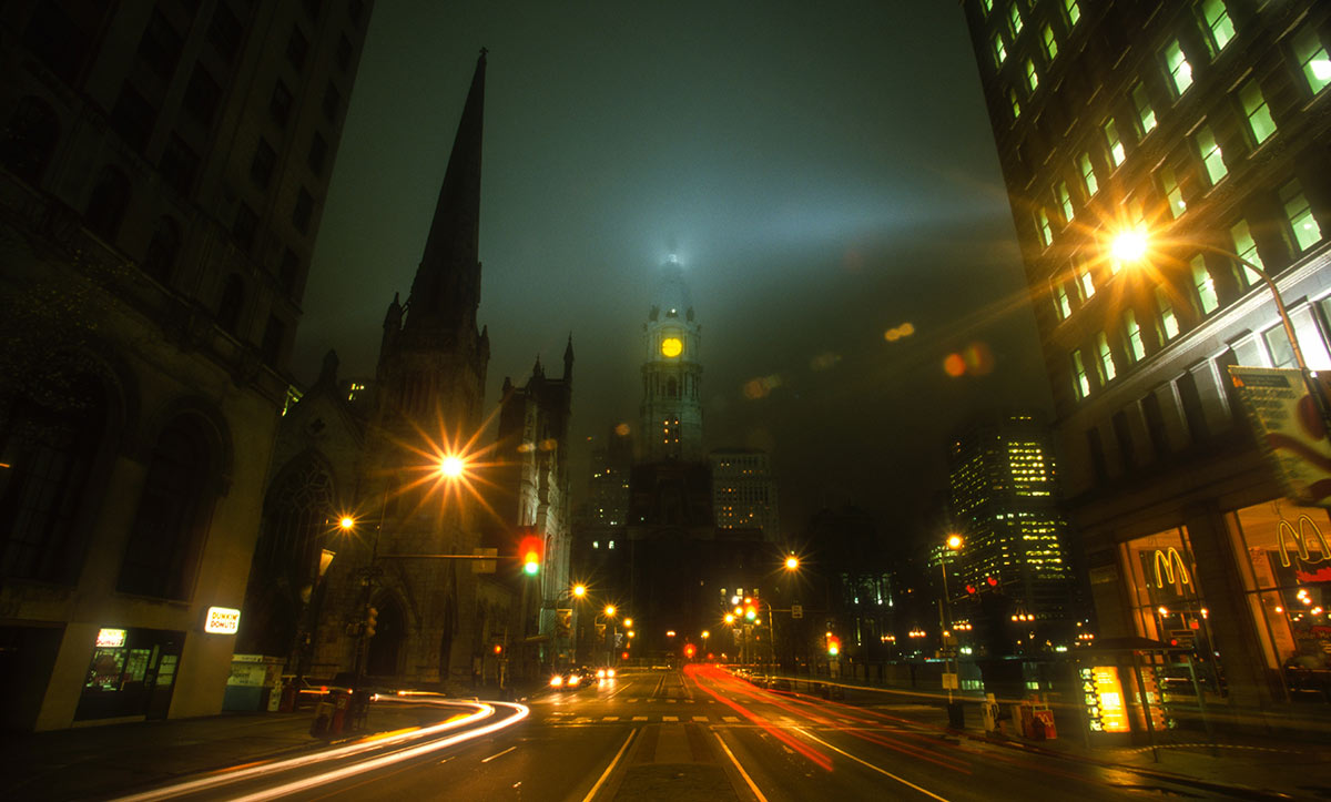 Philadelphia drivers at night