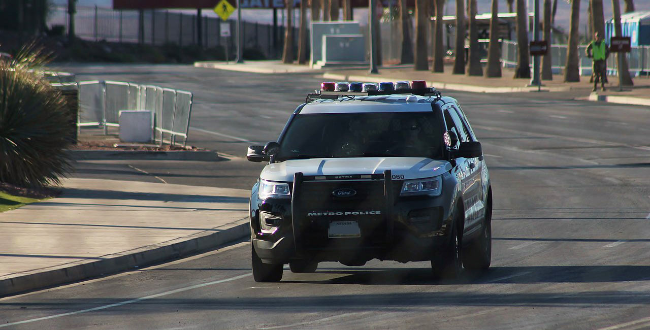 las vegas police department vehicle